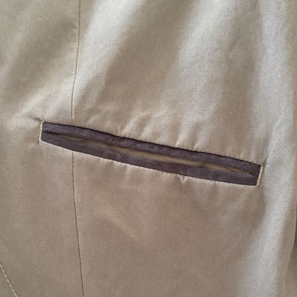 Sundance Women's Utility Jacket in Olive with suede trim - Picture 6 of 10